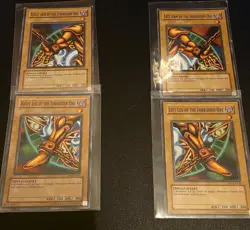Right/Left Arm/Leg Of The Forbidden One Exodia Set DB1-En135 136 137 138 Yugioh - Image 1