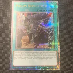 Yugioh Fusion Deployment RA02-EN065 Quarter Century Rare 1st Ed NM - Image 1
