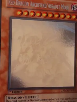 YuGiOh Red Dragon Archfiend/Assault Mode Ghost Rare CRMS 1st Edition See Pics - Image 1