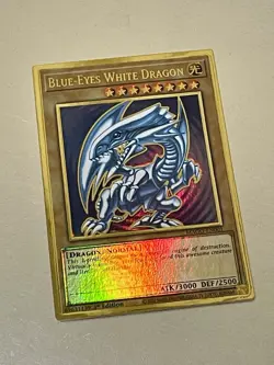 Blue-Eyes White Dragon | MAGO-EN001 | Premium Gold Rare | LP | 1st Ed | YuGiOh! - Image 1