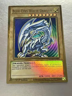 Blue-Eyes White Dragon | MAGO-EN001 | Premium Gold Rare | LP | 1st Ed | YuGiOh! - Image 4