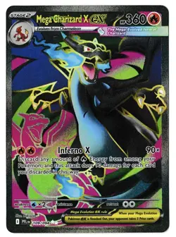 Mega Charizard X ex 109/094 PFL Phantasmal Flames Ultra Rare Pokemon TCG Card NM - Image 1