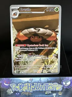 Pokemon Card Crustle 186/182 Illustration Rare Destined Rivals Near Mint - Image 1