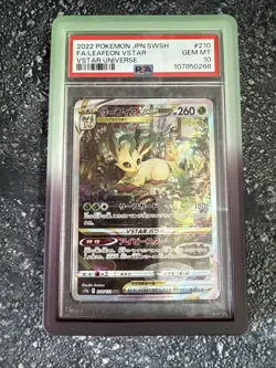 Leafeon VSTAR SAR 210/172 S12a Pokemon Card Japanese Version PSA 10 - Image 1
