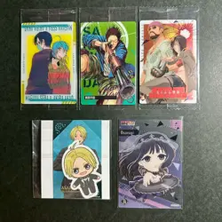 R498 Set of 5 Sakamoto Days Cards Japanese Bandai - Image 1