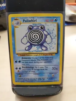 Poliwhirl 38/102 - Base Set Shadowless - Pokemon Card - NM - Image 1