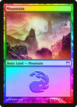 Mountain (300) FOIL Champions of Kamigawa NM Basic Land MAGIC CARD ABUGames - Image 1