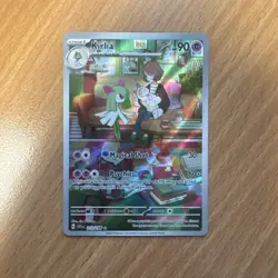 Pokemon TCG Kirlia Scarlet Violet Base Set Holo Card 212/198 Illustration Rare - Image 1