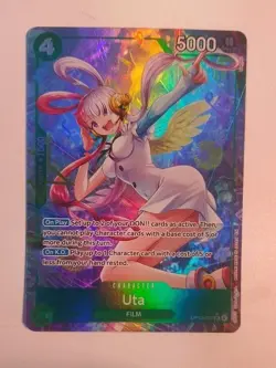 One Piece Card Game Carrying On His Will Uta P-SR OP-13 Collectible Card - Image 1