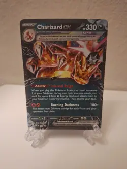 Pokemon Charizard EX SVP 196 Scarlet & Violet Promo TCG-HOLO Card - Image 1