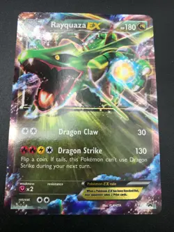 Rayquaza EX XY73 ULTRA RARE HOLO Black Star Promo Pokemon Card TCG NM 2015 - Image 1