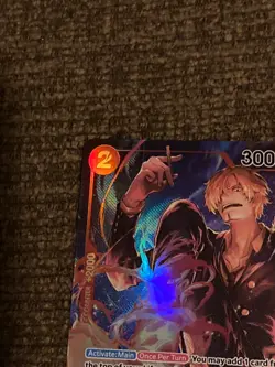 One Piece Card - SANJI OP01-013 (R) Alt Art Romance Dawn English - Image 5