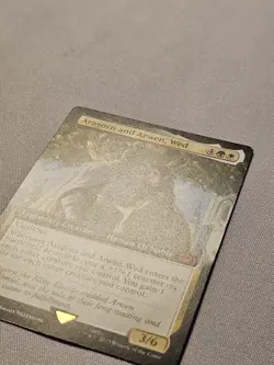 Aragorn and Arwen, Wed (Extended Art) - Light Play MTG - Image 4
