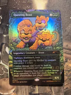 MTG Questing Beast FOIL Secret Lair An Encyclopedia of Magic 0017 - Image 1