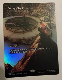MTG Empty City Ruse (Borderless) - Avatar: Eternal 0003 NM Foil - Image 1