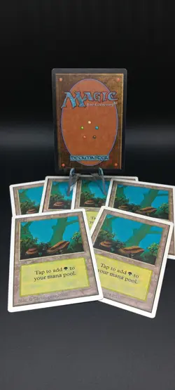 Magic the Gathering Forest: Blue Lot Of 7! ?? - Image 2