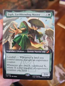 MTG AVATAR: Toph, Earthbending Master borderless extended art #209 - Image 1