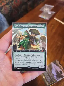 MTG AVATAR: Toph, Earthbending Master borderless extended art #209 - Image 4