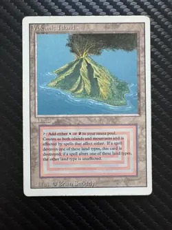 Volcanic Island (English) Dual Land - Magic The Gathering (MTG Revised Edition) - Image 1