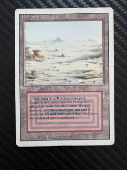 Badlands (English) Dual Land - Magic The Gathering (MTG Revised Edition) - Image 1