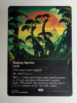 MTG - Raging Ravine - EOS - R - Borderless - 80 - Image 1