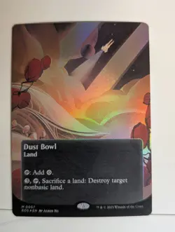 MTG - Dust Bowl - M - EOS - Borderless Foil - 57 - Image 1