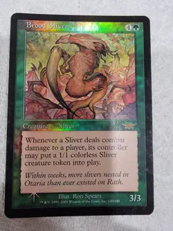 Magic the Gathering: Brood Sliver Legions Foil Excellent Condition - Image 1