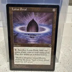 Lotus Petal | Magic Tempest | Ungraded | Lightly Played | Magic The Gathering - Image 1