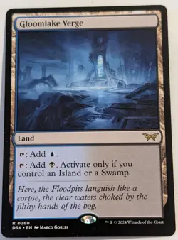 Gloomlake Verge #260 (NM) Duskmourn: House of Horror DSK MTG Magic - Image 1