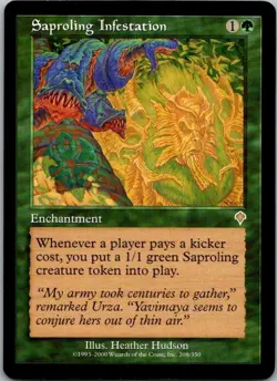 Saproling Infestation Invasion MTG LP - Image 1