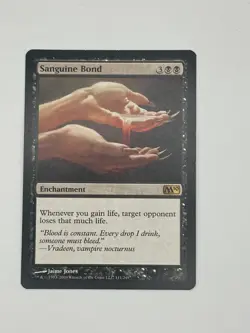 Magic: The Gathering Enchantment Sanguine Bond M10 Rare Regular - Image 1
