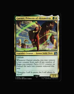 MTG: Garnet, Princess of Alexandria #222 U Foil NM FINAL FANTASY - Image 1