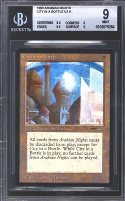 Magic MTG Arabian Nights City in a Bottle BGS 9 (8.5, 9, 9.5, 9) NEAR MINT NM - Image 1
