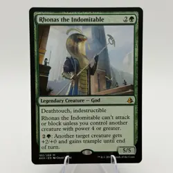Magic MTG: Rhonas The Indomitable - Amonkhet (AKH) #182 (Near Mint) Mythic - Image 1