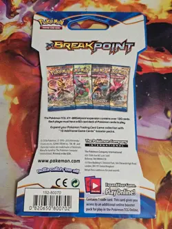 Pokemon TCG XY Breakpoint Sleeved Booster Pack Factory Sealed -Luxray Art - Image 2