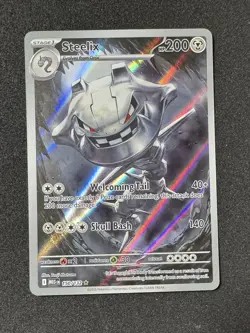 ◓Steelix 150/132 Mega Evolution- Pokemon TCG Full Art Holo Illustration Rare*NM◓ - Image 2