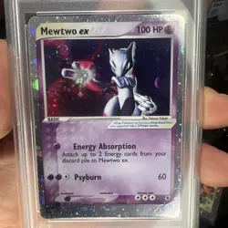 Pokemon Mewtwo EX TCG Holo Ultra Rare Card Ruby and Sapphire 101/109 PSA Grade! - Image 3