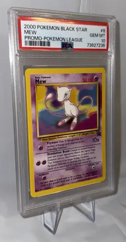 2000 Pokemon Black Star Promo #8 Mew - Pokemon League - PSA 10 GEM MINT - Image 4