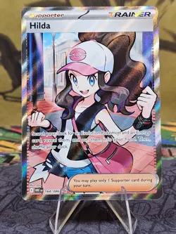 Pokemon TCG Hilda 164/086 - SV: White Flare Full Art Ultra Rare Holo NM - Image 1
