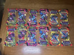 12x Phantasmal Flames Sleeved Booster Pack SEALED Pokemon TCG-Mega Evolution - Image 1
