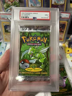 PSA 9 Mint Pokemon TCG Jungle 1st Edition Booster Pack SEQUENTIAL ART SET - Image 5