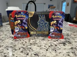 Pokemon Mega Evolutions (ETB) - Mega Lucario *SEALED* Plus 2 Destined Rivals - Image 1
