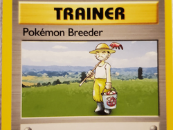 Pokemon Breeder #76 Rare Base Set Trainer English 1999 Pokemon TCG Vtg EX - Image 2