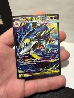 Pokemon TCG Mega Sharpedo ex 127/094 Me02: Phantasmal Flames Holo - NM - Image 3