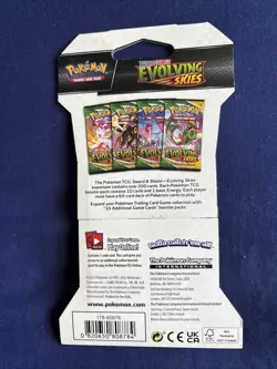 Pokemon Evolving Skies -Authentic Sleeved Booster Pack Brand New Factory Sealed - Image 2