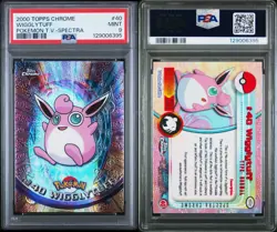 Pokemon PSA 9 Wigglytuff T.V. #40 Topps Chrome Spectra - Image 1