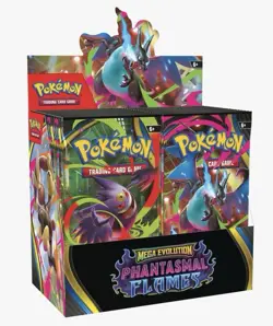Pokemon Mega Evolution Phantasmal Flames Booster Box Packs - Image 1