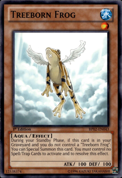 Treeborn Frog - 1st Edition BP02-EN043 - LP - YuGiOh - Image 1