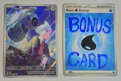 Steven's Beldum SVP 207 Scarlet & Violet Promo Cards Pokemon TCG & Bonus Card - Image 1