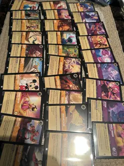 Disney Lorcana TCG Bulk Lot First Three Sets Common/uncommon Cards Chapter1-3 - Image 2